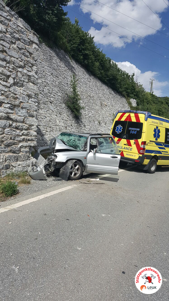 Verkehrsunfall Salgesch